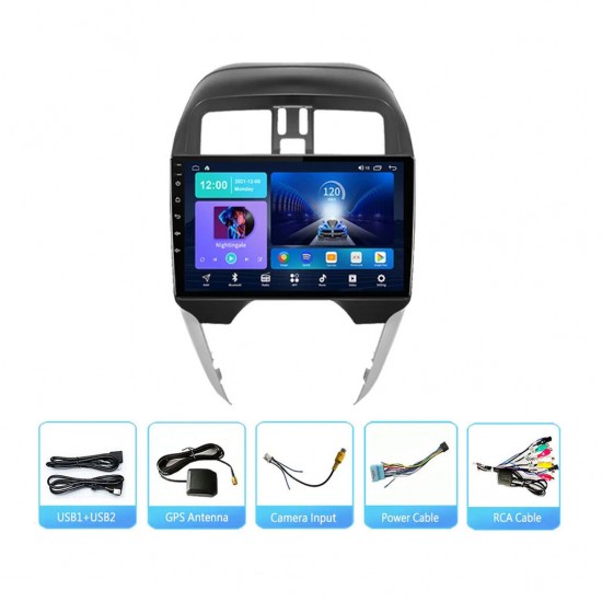 Android screen for Nissan Sunny N17, 2 RAM, 32 GB memory