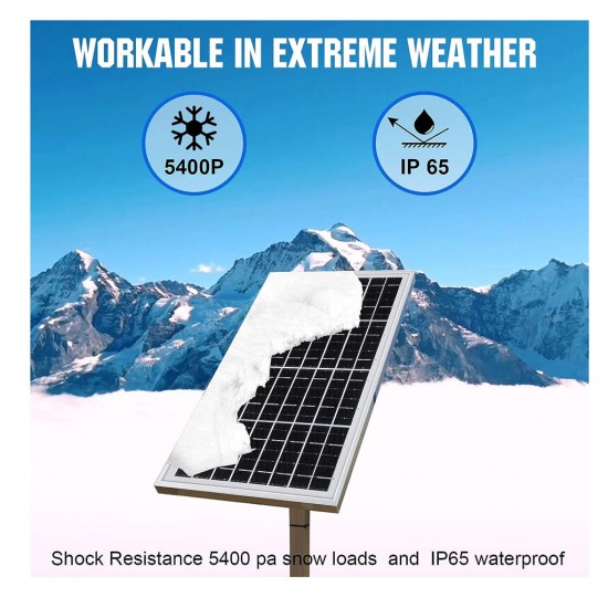 Ecoworthy 10W 12V Solar Panel, High Efficiency Power Module