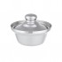Aluminum paint pot with stainless steel handle