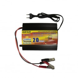 Car battery charger, 20 amp, 12 volt, 4 stages - A-GENERAL