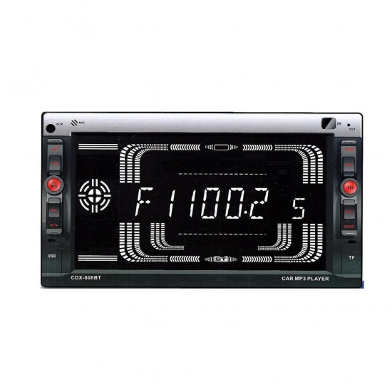 كاسيت سيارة - 7 -انش MP3 بشاشة عرض كاملة Big LCD display-موديل -CDX-808BT