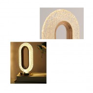 Luxury Crystal Lamp with Adjustable Brightness, Color Changing, Touch Control, and Base - 3 Light Modes, Yellow Luxury Crystal Lamp with Adjustable Brightness, Color Changing, Touch Control, and Base - 3 Light Modes, Yellow