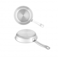 Frying pan set, sizes 22-24-26, paint, aluminum, silver Frying pan set, sizes 22-24-26, paint, aluminum, silver