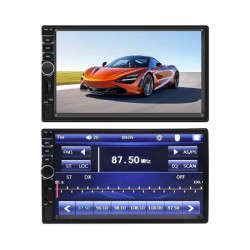 كاسيت شاشه سياره 7 بوصه به خاصيه البلوتوث ومخرج فلاش ميموري وكارت ميموري و aux وميرور لينك مع كاميرا خلفيه وضمان سنه