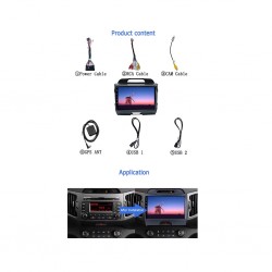 كاسيت اندرويد 9 بوصة لسيارة كيا سبورتاج - ابل كار بلاى