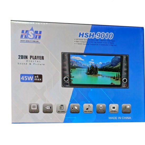 Toyota 8 Inch Touch Bluetooth Video Cassette Model - HSH 9010