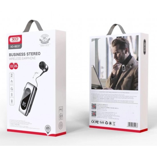 <p><span style="font-size: 13px;">Generic</span><br></p> XO BE37 Clip Bluetooth Headset with Digital Display XO BE37 Clip Bluetooth Headset with Digital Display