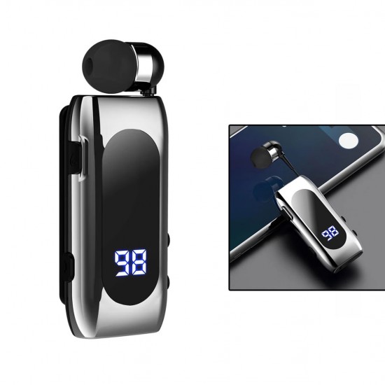 XO BE37 Clip Bluetooth Headset with Digital Display