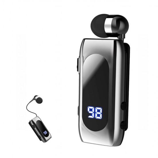 XO BE37 Clip Bluetooth Headset with Digital Display