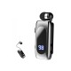 XO BE37 Clip Bluetooth Headset with Digital Display