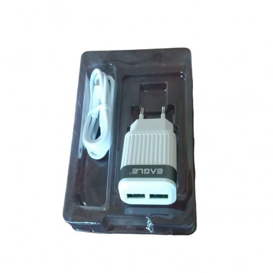 Home charger, 2 USB ports, model - EG-03