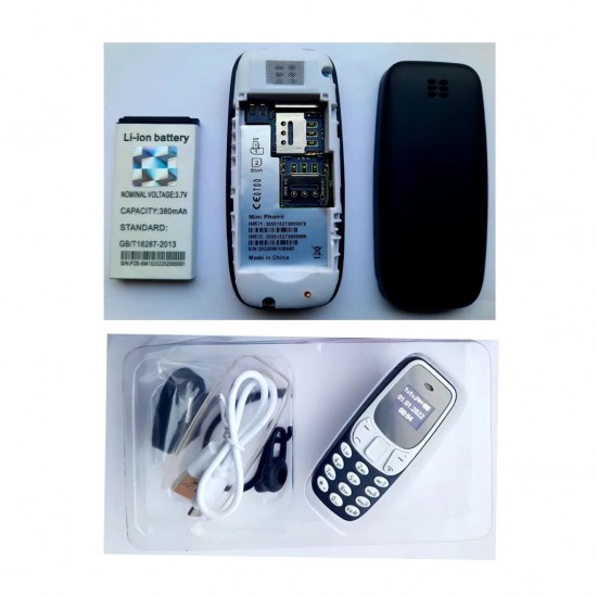 Small Nokia mobile phone model - M10 - the smallest phone in the world with 2 connection lines