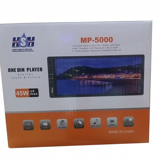 inch cassette, single, video and song player, Bluetooth - 5000