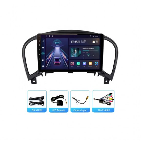 Android car screen for Nissan Juke 2015-2018, 32 GB internal memory, 2 GB RAM Android car screen for Nissan Juke 2015-2018, 32 GB internal memory, 2 GB RAM