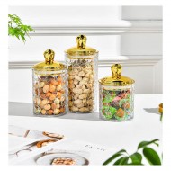 3-piece spice set, golden color, multiple uses (for tea, coffee, sugar), sweets, and snacks 3-piece spice set, golden color, multiple uses (for tea, coffee, sugar), sweets, and snacks