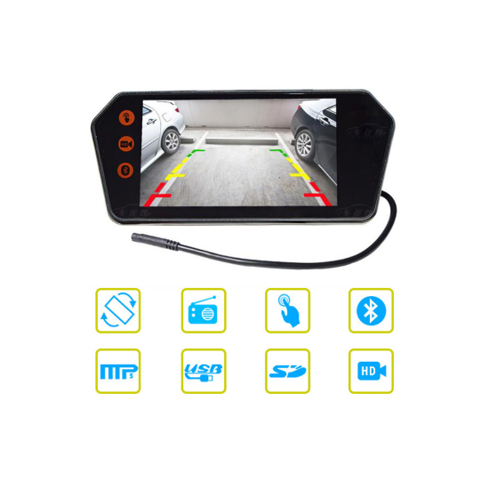 7-inch screen mirror for the car, full touch