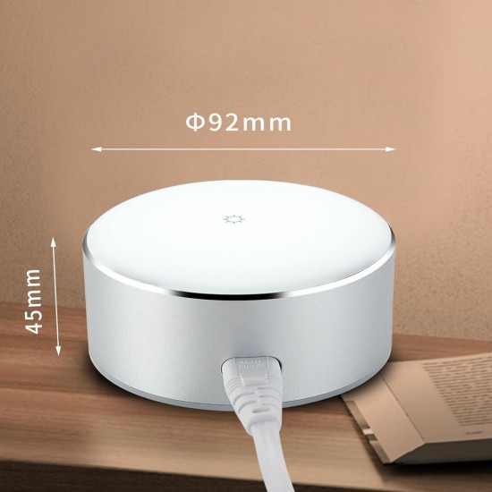 Bedside lamp and two fast charging ports