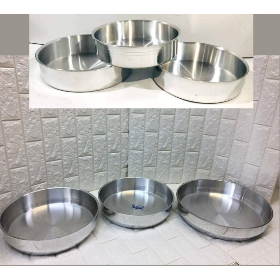 Oven trays 3 pieces aluminum Oven trays 3 pieces aluminum