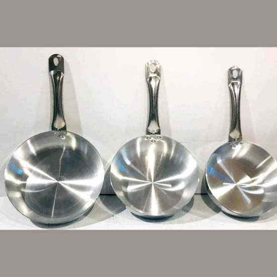 High quality aluminum frying pan set 3 pieces