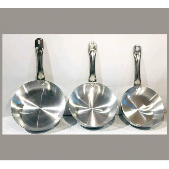 High quality aluminum frying pan set 3 pieces High quality aluminum frying pan set 3 pieces