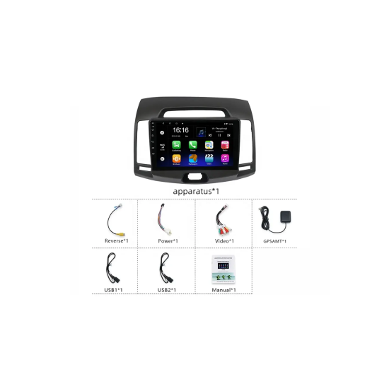 Android Touch screen for Hyundai Elantra HD - 2008, 2 RAM, 32 GB Android Touch screen for Hyundai Elantra HD - 2008, 2 RAM, 32 GB
