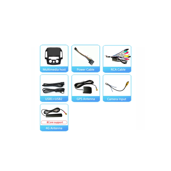 Android touch screen for Hyundai i30, 2 RAM, 32 GB memory Android touch screen for Hyundai i30, 2 RAM, 32 GB memory