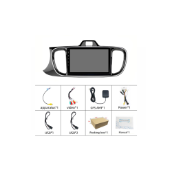 شاشة اندرويد تاتش لسيارة كيا بيجاس رامات 2 ذاكرة 32