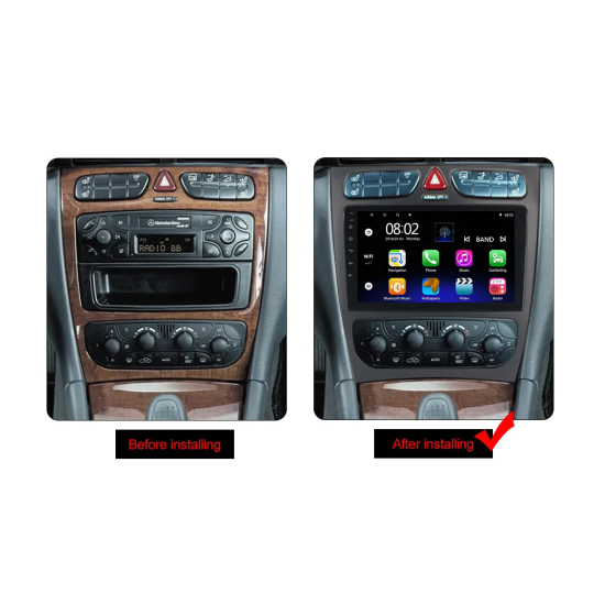 Mercedes-W203 Android screen