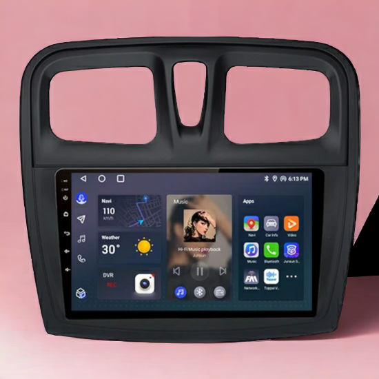 Android screen Renault Logan Sandero 2012-2019, 2 GB RAM