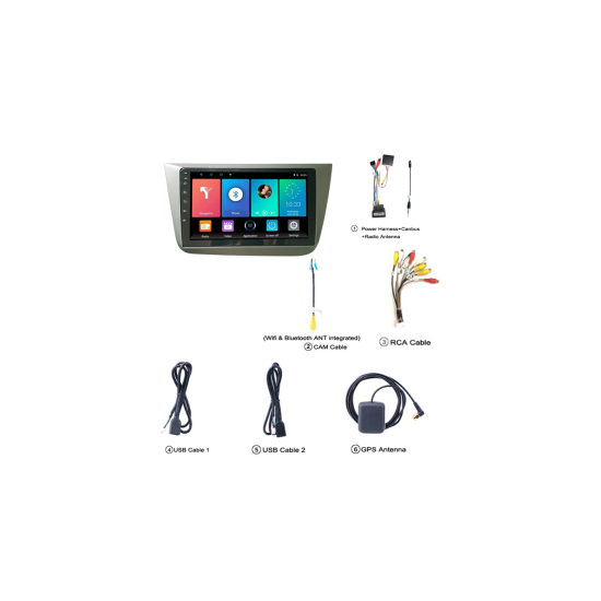 Android screen Seat Altea X - 2004-2015 Android screen Seat Altea X - 2004-2015