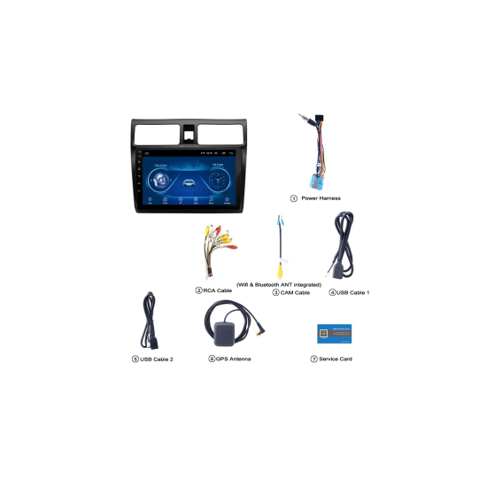 Screen Android Suzuki Swift -2004-2010 Screen Android Suzuki Swift -2004-2010