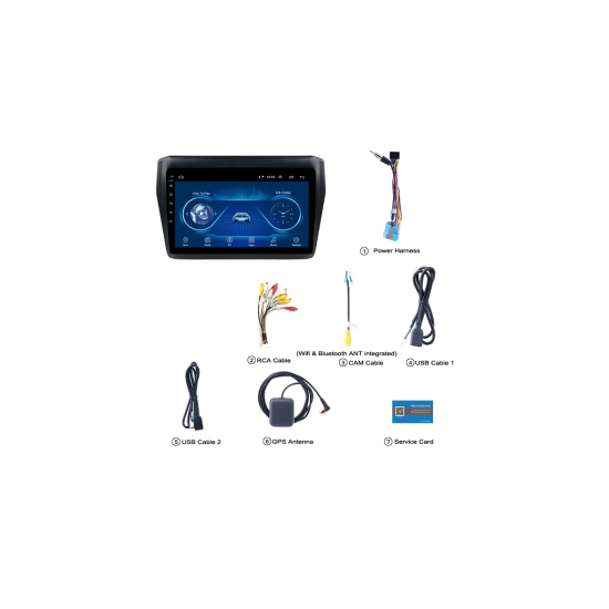 Screen Android Suzuki Swift - 2016-2021 Screen Android Suzuki Swift - 2016-2021