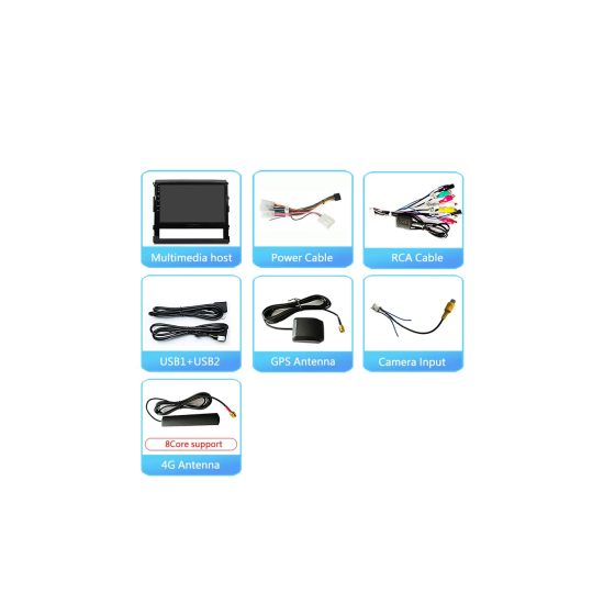شاشة تويوتا لاند كروزر - 2015-2020 شاشة تويوتا لاند كروزر - 2015-2020