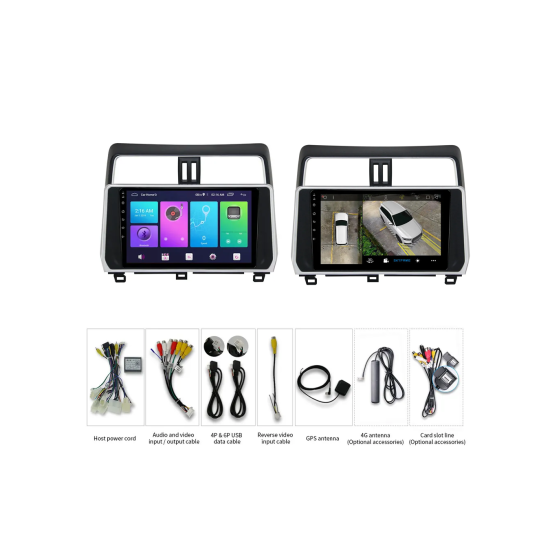 Toyota Land Cruiser Prado - 2017-2018 screen Android Toyota Land Cruiser Prado - 2017-2018 screen Android