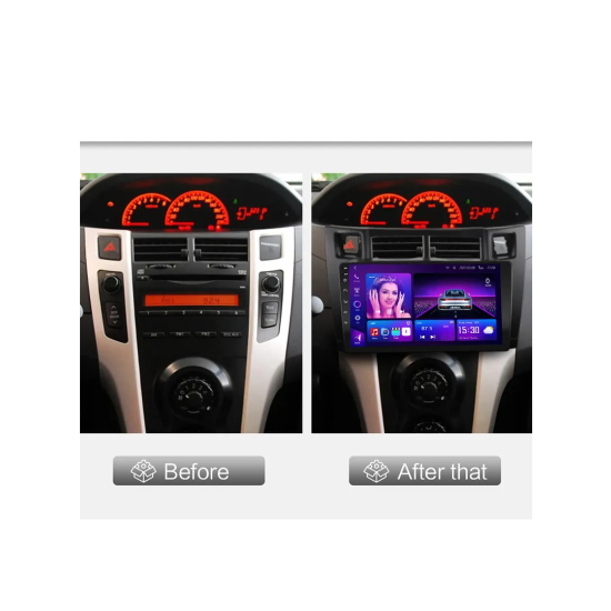 Screen Android Toyota Yaris - 2008-2011