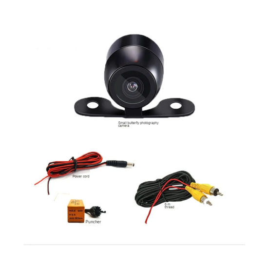 Rear parking camera and distance detection system for the car