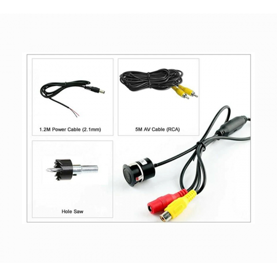 Car rear camera to see while reversing with distance determination Car rear camera to see while reversing with distance determination