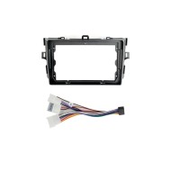 A frame for modifying and installing a 9-inch screen for a Toyota Corolla A frame for modifying and installing a 9-inch screen for a Toyota Corolla