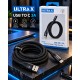 كابل شحن ULTRA X C3-CU - USB-A to USB-C - شحن سريع 3A - طول 1.2 متر