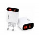 شاحن جداري سريع ULTRA X R4-CU مزود بشاشة رقمية LCD - Quick Charge 3.0 - منفذ USB