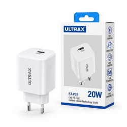 ULTRA X 20W PD Fast Wall Charger - USB-C Port - GaN Technology