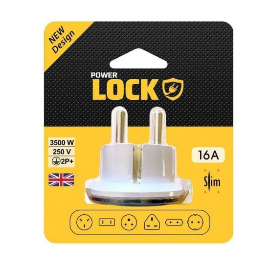 iLOCK Triple Plug Adapter From I-Lock 16A / 250V / 3500W