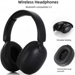Sodo SD 1101 Wireless Headset, Bluetooth V5.3 with External Microphone and Support SD Card